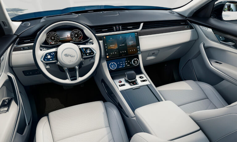 2023 Jaguar F-PACE Interior Front Seats And Infotainment System