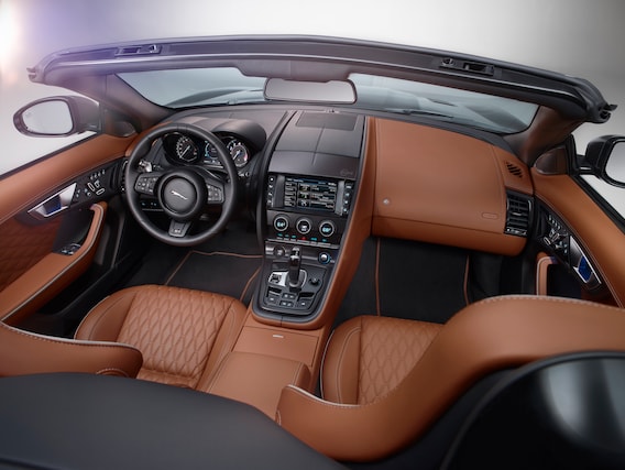 jaguar f type convertible interior