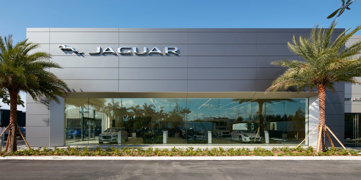 Exterior view of Jaguar Fort Lauderdale