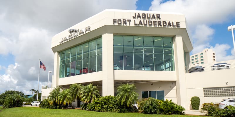 Exterior view of Jaguar Fort Lauderdale