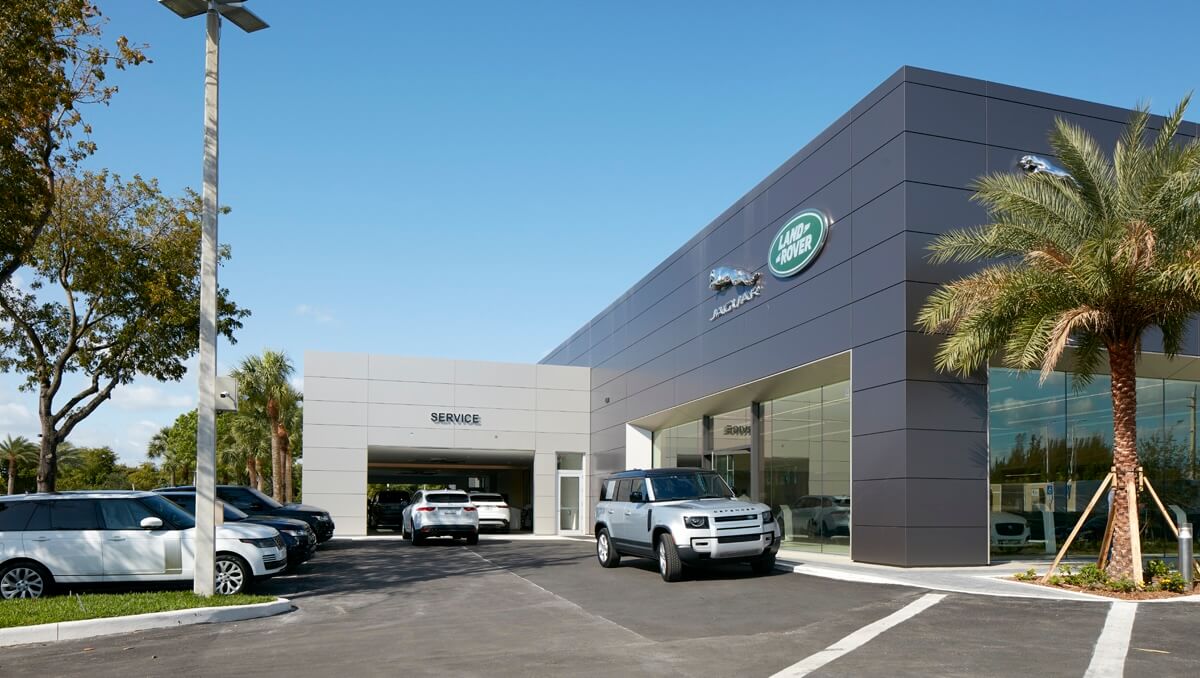 Jaguar Fort Lauderdale Service Center entrance