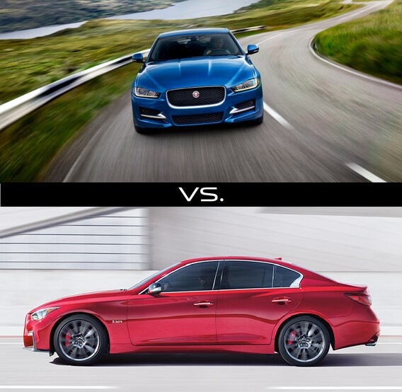 18 Jaguar Xe Vs 18 Infiniti Q50 Jaguar Greensboro