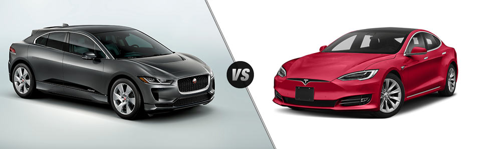 Jaguar I PACE vs. Tesla Model S Electric Vehicle Comparison