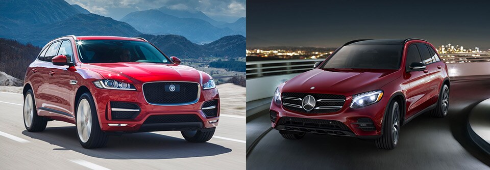 Jaguar F PACE vs. Mercedes Benz GLC300