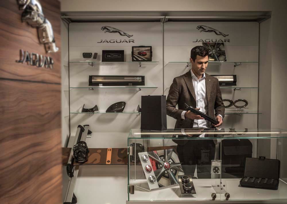Jaguar Accessory Showroom