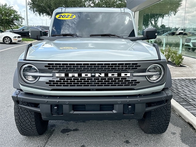 Used 2022 Ford Bronco 2-Door Badlands with VIN 1FMDE5CP3NLB36617 for sale in Lakeland, FL