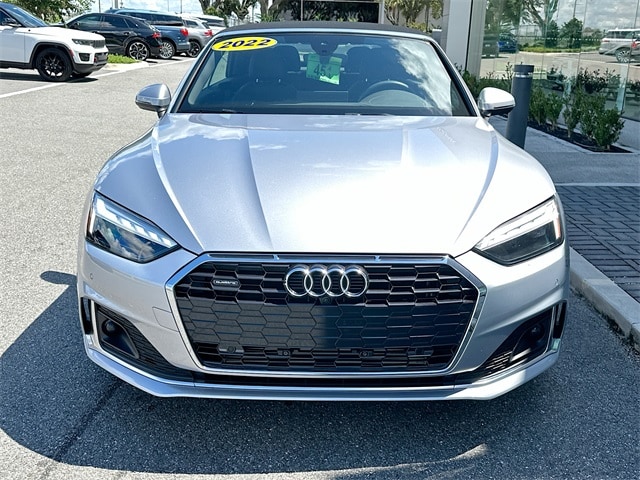 Used 2022 Audi A5 Cabriolet Premium Plus with VIN WAUWAGF58NN007269 for sale in Lakeland, FL