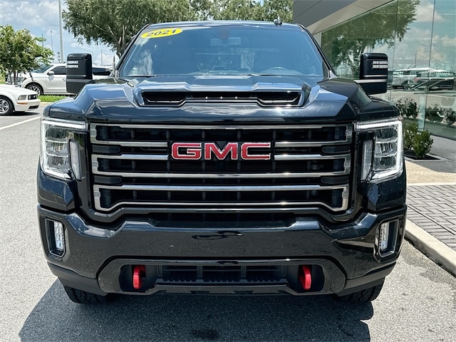 Used 2021 GMC Sierra 2500HD AT4 with VIN 1GT49PE78MF311796 for sale in Lakeland, FL