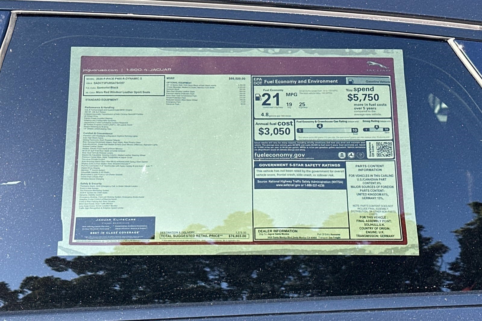 2025 Jaguar F-PACE R-Dynamic S - Photo 29