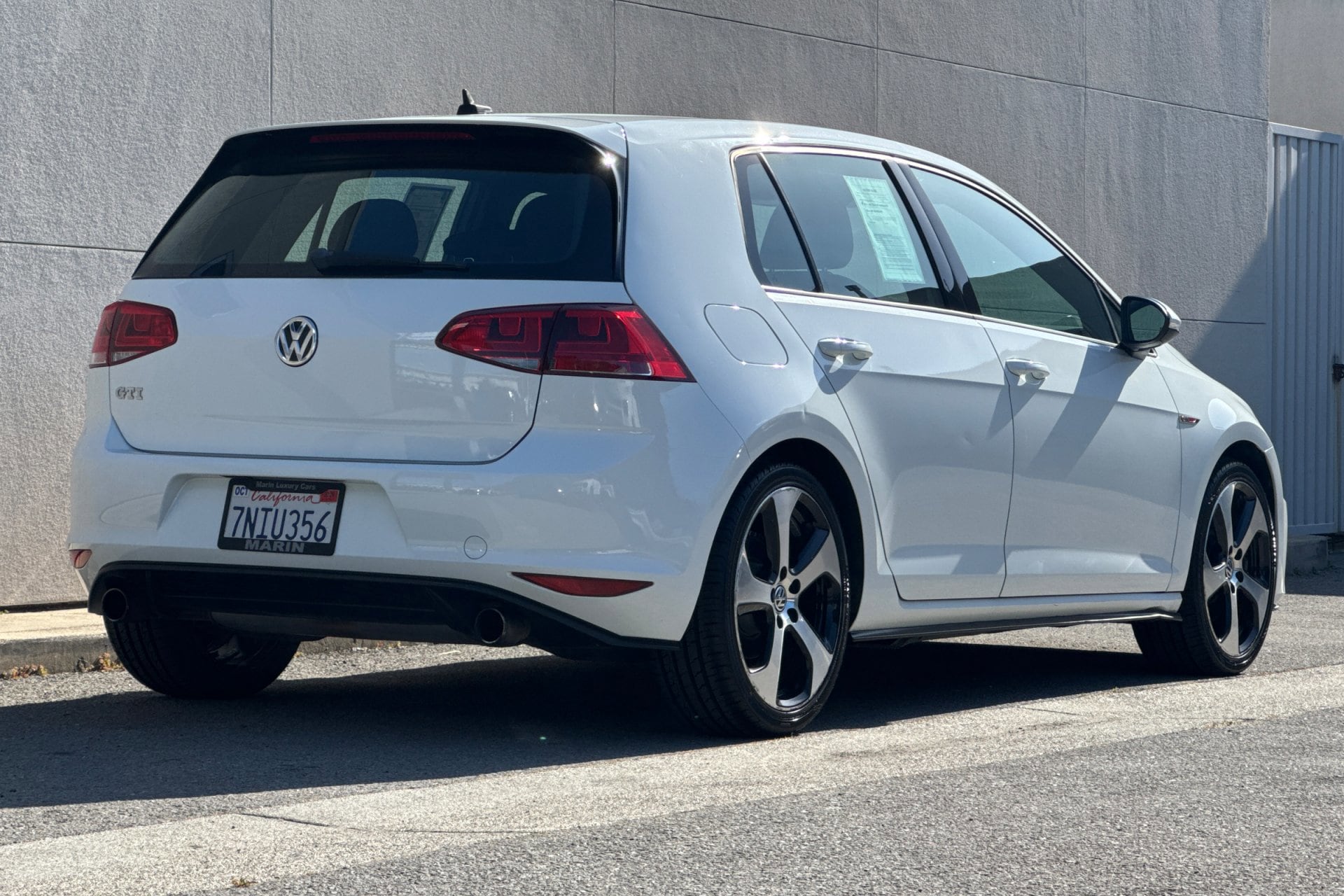 Used 2016 Volkswagen Golf GTI S with VIN 3VW5T7AU6GM014660 for sale in Corte Madera, CA
