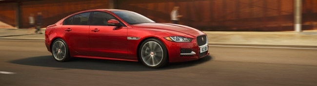2018 Jaguar XE in Firenze Red