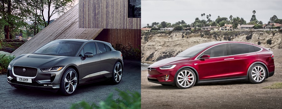 Tesla model x vs 2024 jaguar i pace