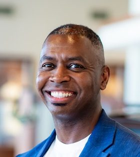 Staff member Rahmel Hobbs from a3785f290bbb