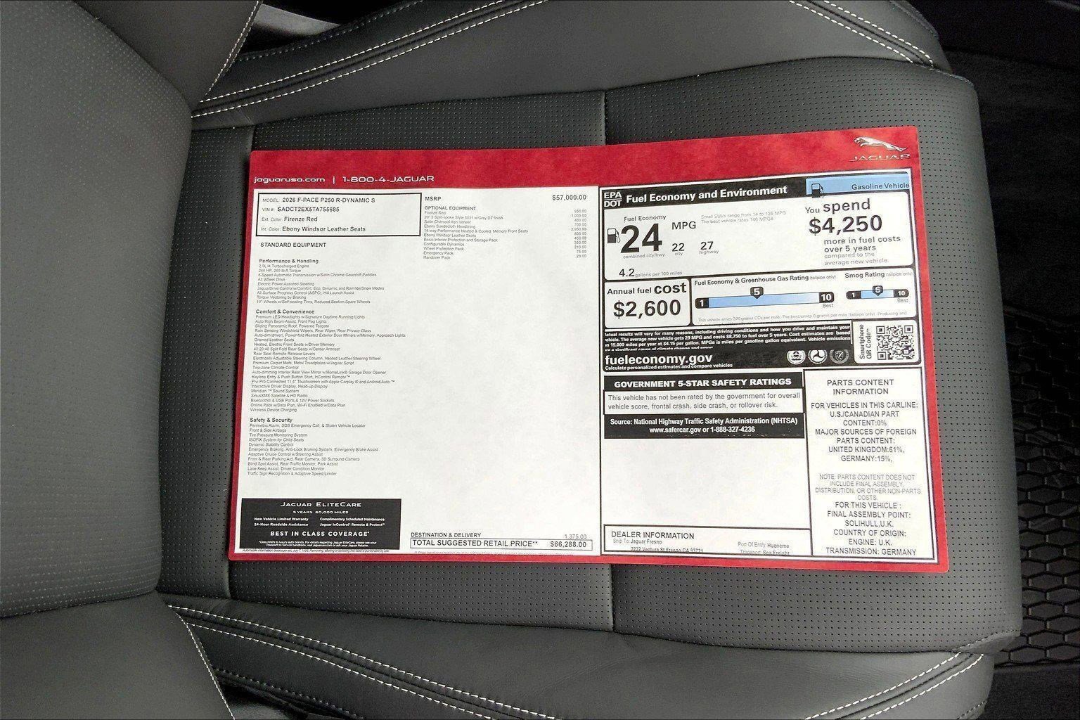 2026 Jaguar F-Pace R-Dynamic S - Photo 15