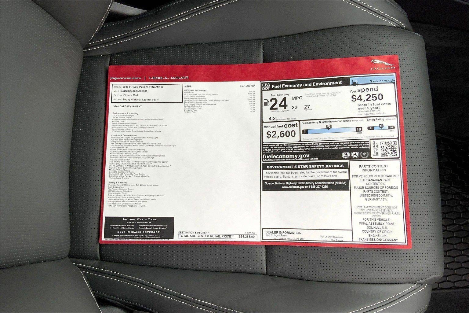 2026 Jaguar F-Pace R-Dynamic S - Photo 15