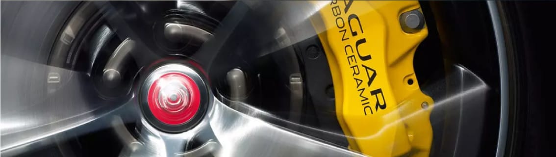 Jaguar Braking System Close-up.