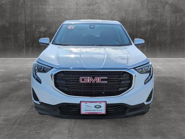 Used 2021 GMC Terrain SLE with VIN 3GKALMEVXML301928 for sale in Woodland Hills, CA