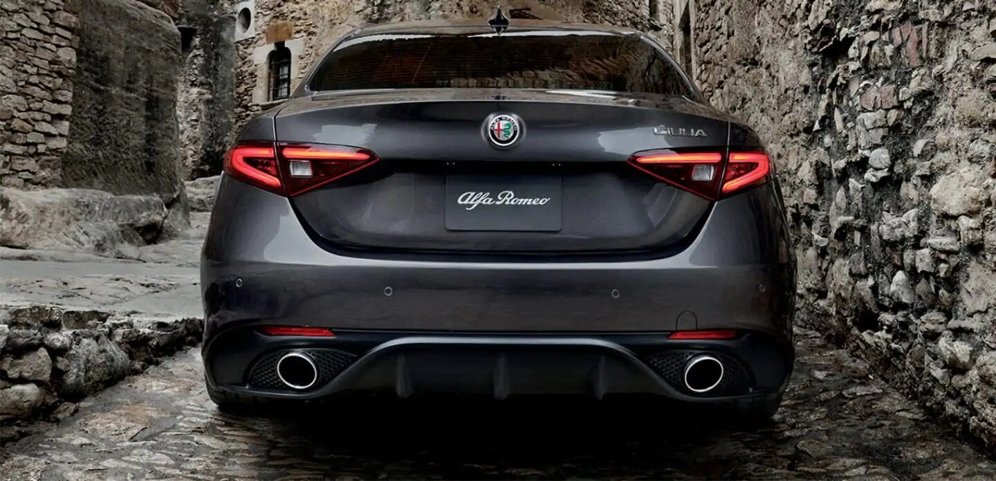 A 2019 Alfa Romeo Giulia parked