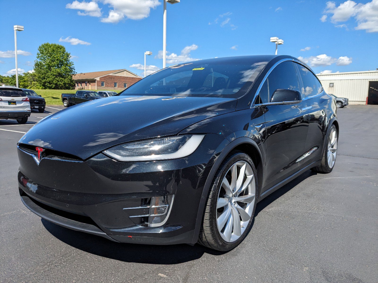 Used 2017 Tesla Model X 75D with VIN 5YJXCDE2XHF049615 for sale in Lebanon, OH