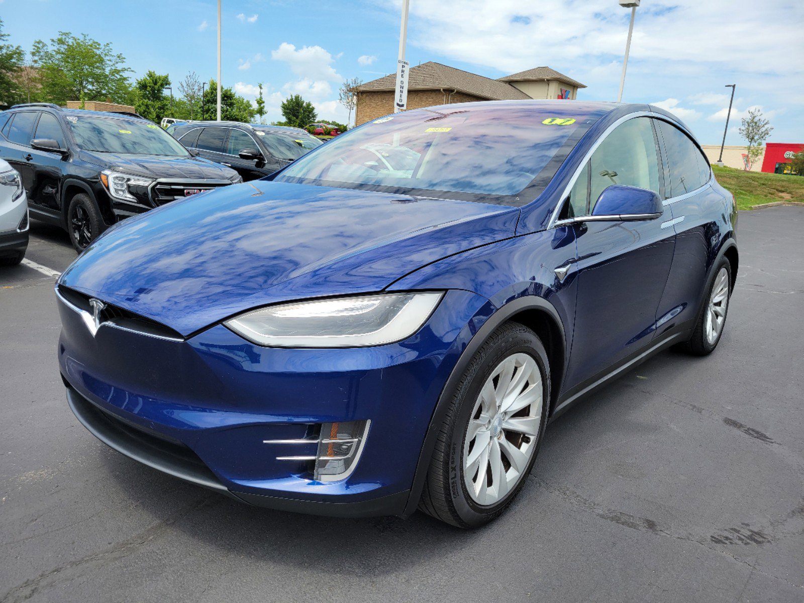 Used 2017 Tesla Model X 100D with VIN 5YJXCDE28HF057261 for sale in Lebanon, OH