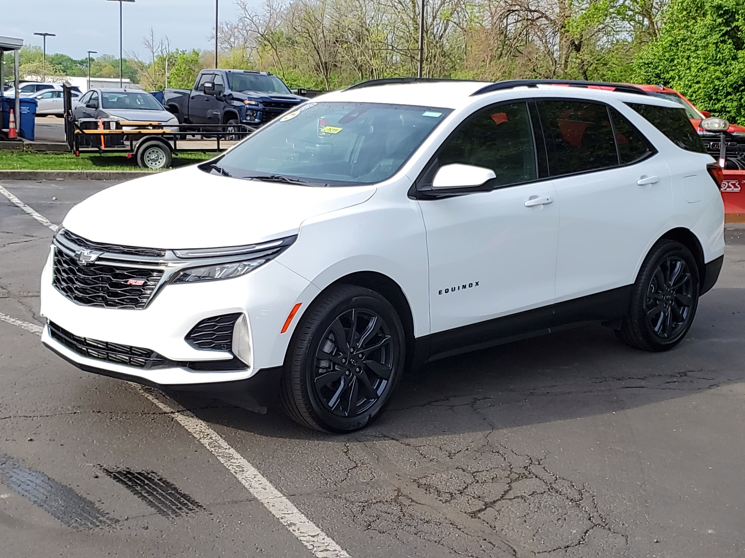 Used 2022 Chevrolet Equinox RS with VIN 3GNAXMEV1NS193911 for sale in Lebanon, OH