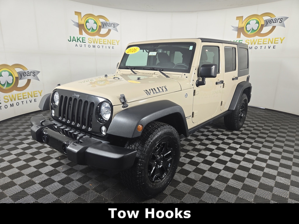 Used 2016 Jeep Wrangler Unlimited Willys Wheeler 4WD SUV