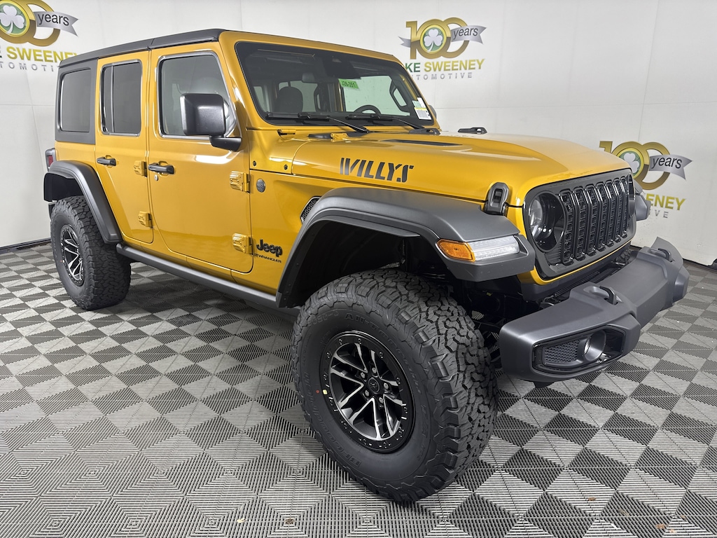 New 2026 Jeep Wrangler 4-DOOR WILLYS Sport Utility