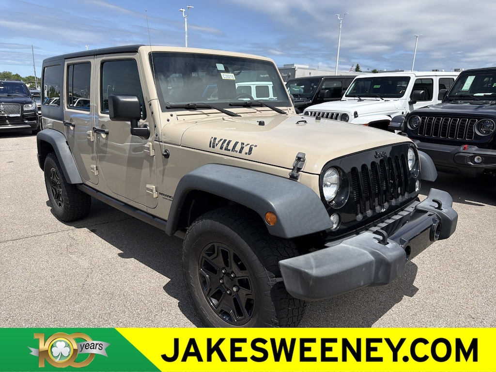 Used 2016 Jeep Wrangler Unlimited Willys Wheeler 4WD SUV