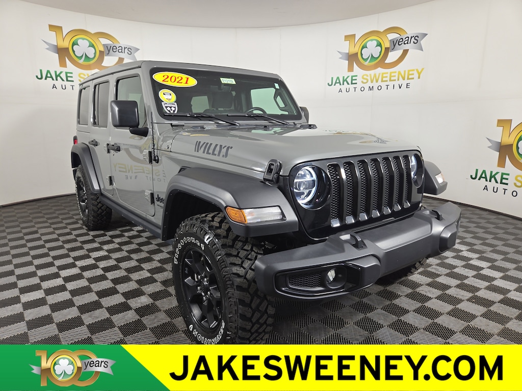 Certified 2021 Jeep Wrangler Unlimited Willys SUV