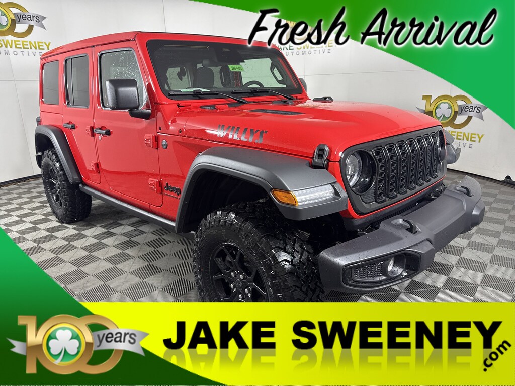 New 2026 Jeep Wrangler 4-DOOR WILLYS Sport Utility
