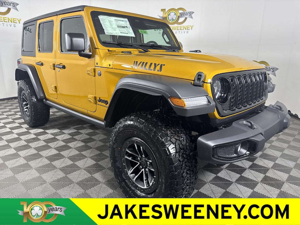 New 2026 Jeep Wrangler 4-DOOR WILLYS Sport Utility