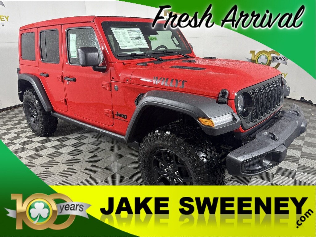 New 2026 Jeep Wrangler 4-DOOR WILLYS Sport Utility