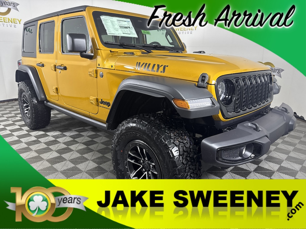 New 2026 Jeep Wrangler 4-DOOR WILLYS Sport Utility