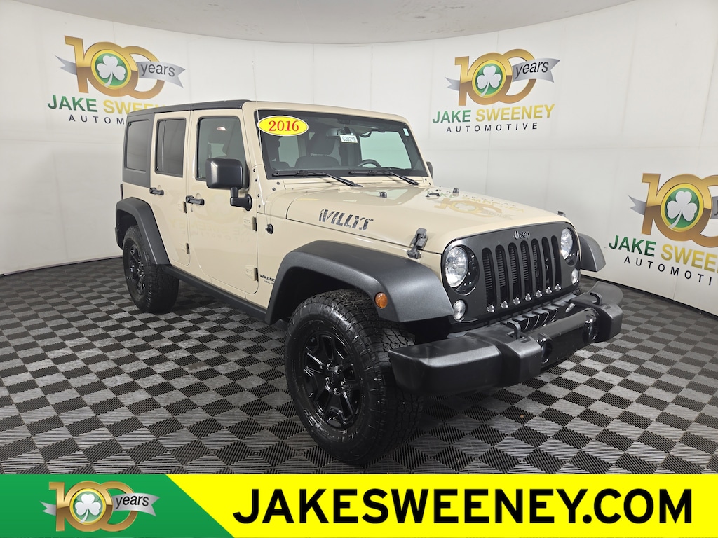 Used 2016 Jeep Wrangler Unlimited Willys Wheeler 4WD SUV
