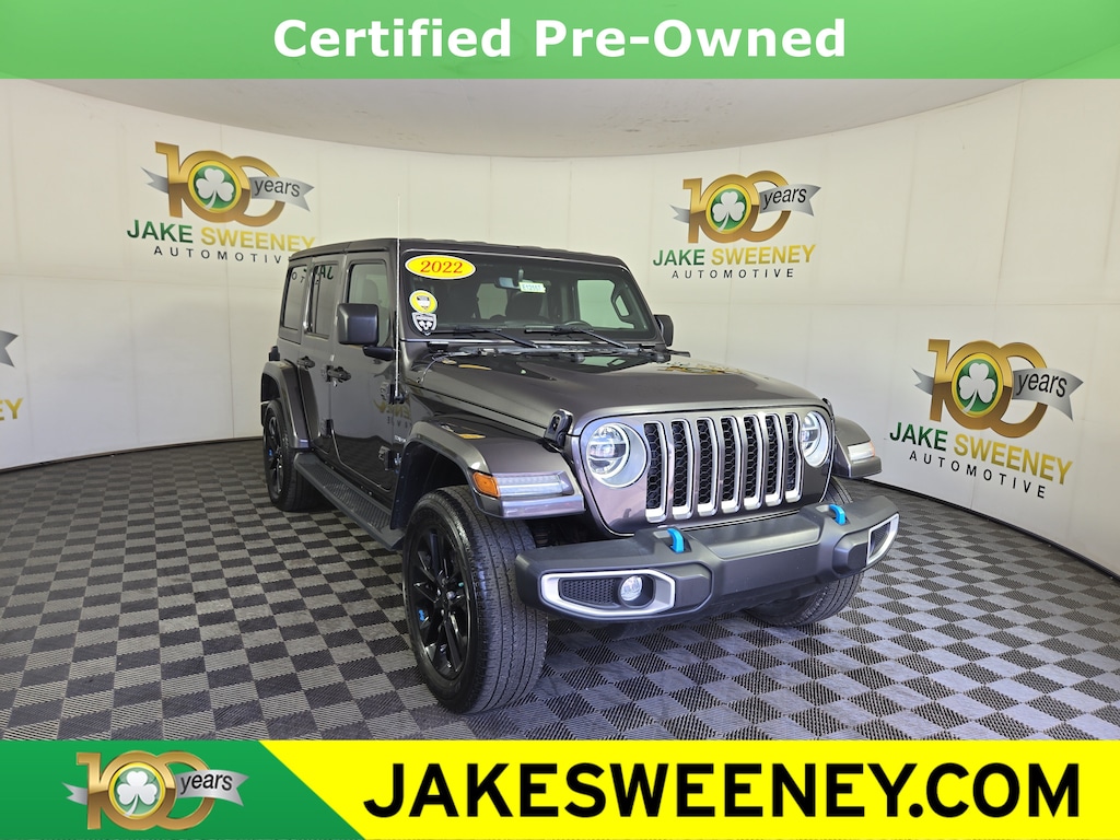 Certified 2022 Jeep Wrangler 4xe Unlimited Sahara SUV