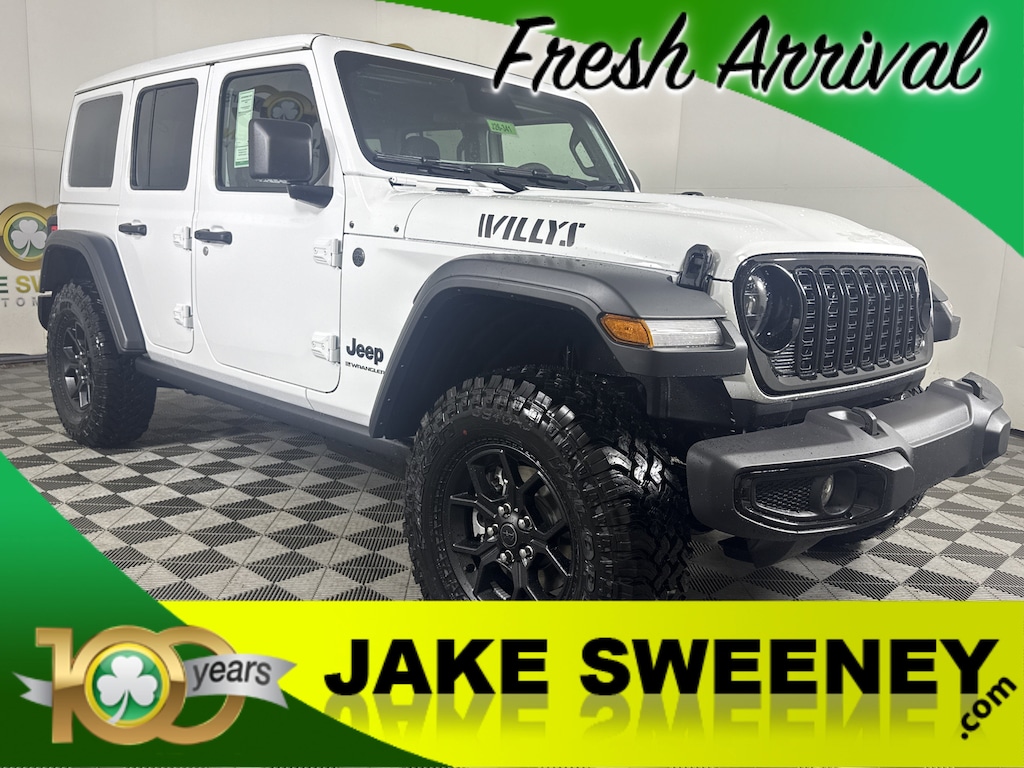 New 2026 Jeep Wrangler 4-DOOR WILLYS Sport Utility