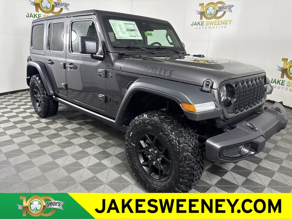 New 2026 Jeep Wrangler 4-DOOR WILLYS Sport Utility