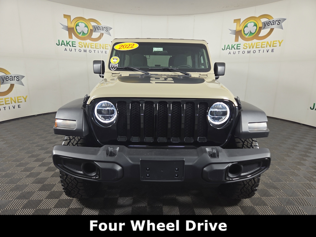 Used 2022 Jeep Wrangler Unlimited Willys 4x4 SUV
