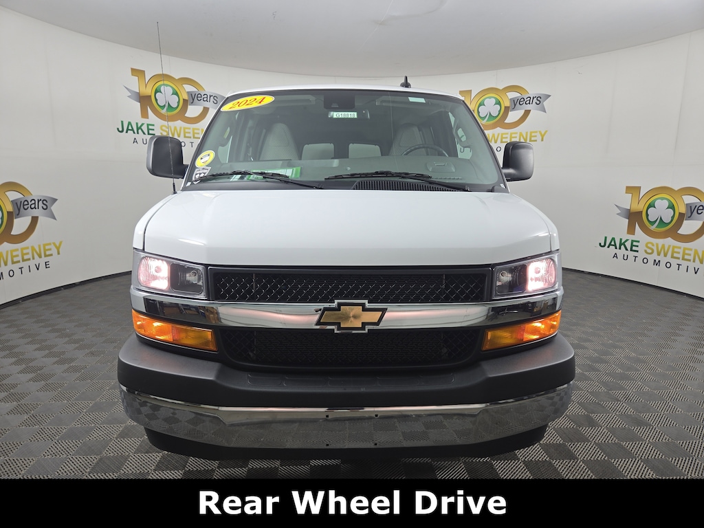 Used 2024 Chevrolet Express Passenger 3500 1LT Van Extended Passenger Van