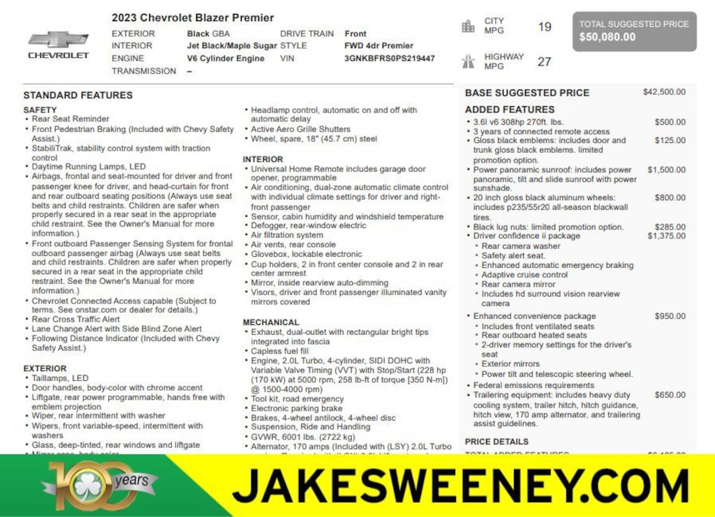 Used 2023 Chevrolet Blazer Premier SUV