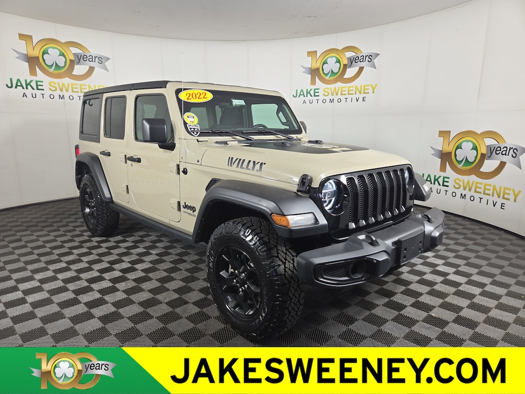 Used 2022 Jeep Wrangler Unlimited Willys 4x4 SUV
