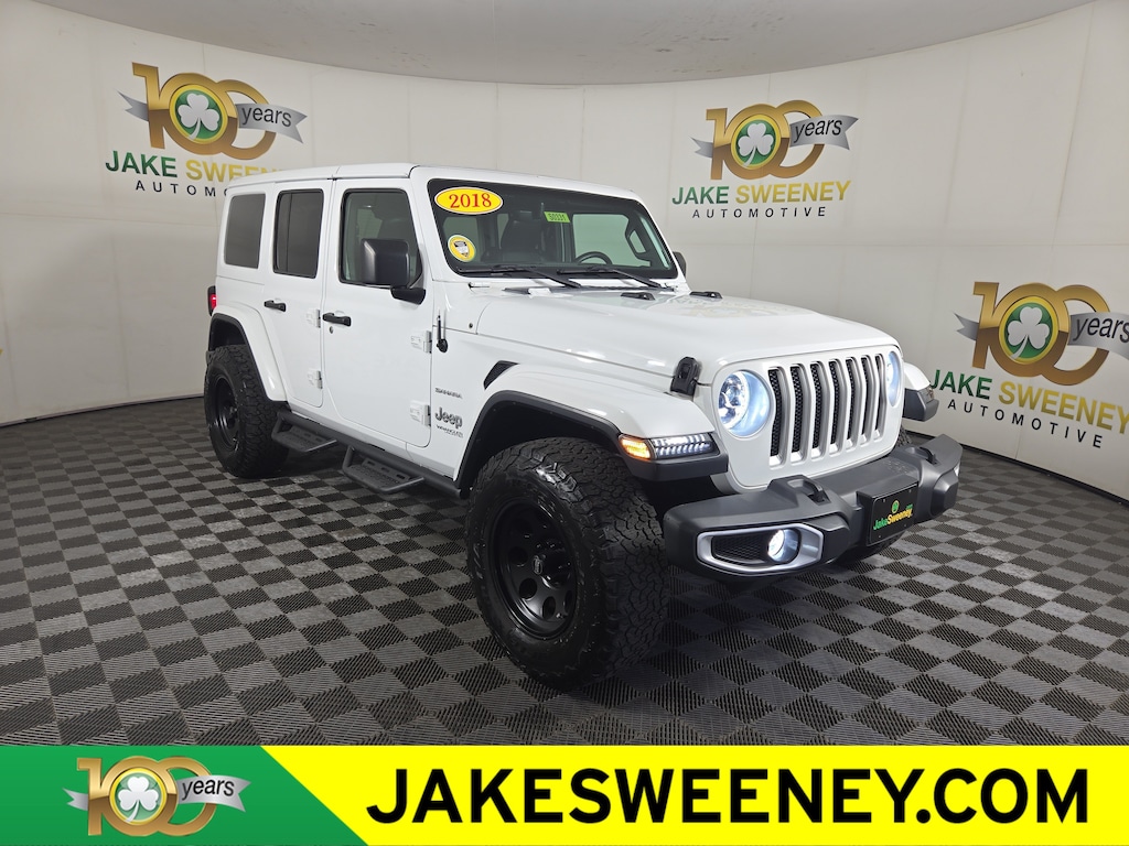 Used 2018 Jeep Wrangler Unlimited Sahara 4x4 SUV