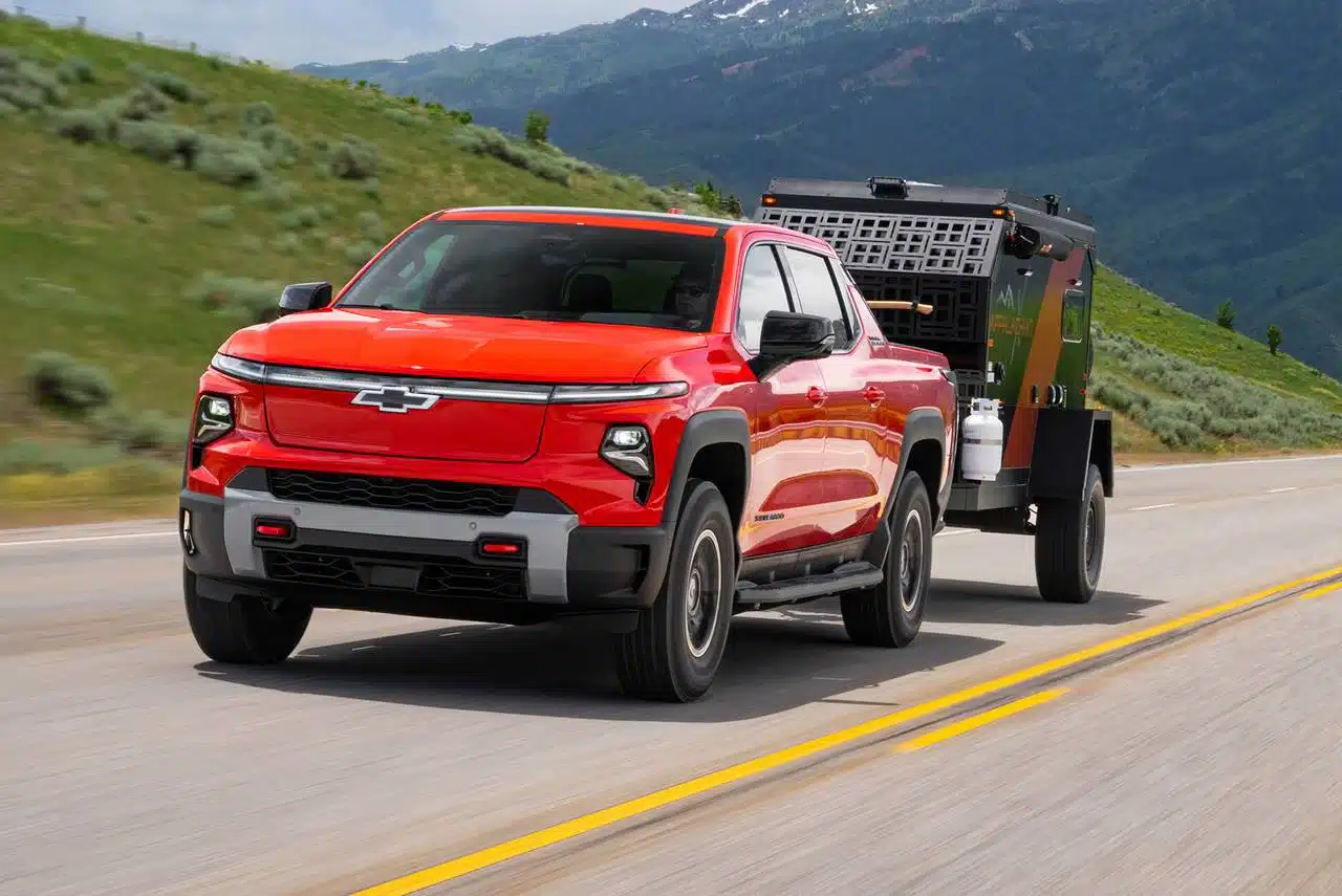 2026 Chevrolet Silverado EV towing