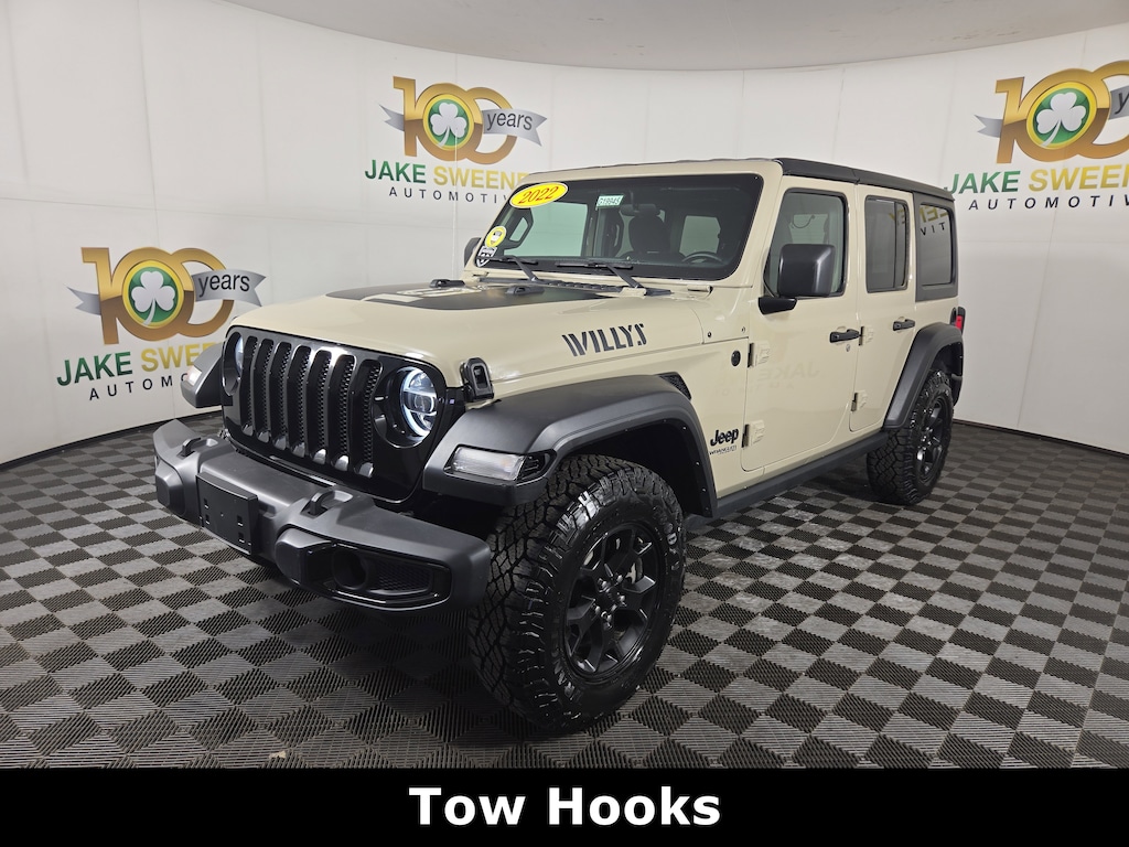 Used 2022 Jeep Wrangler Unlimited Willys 4x4 SUV