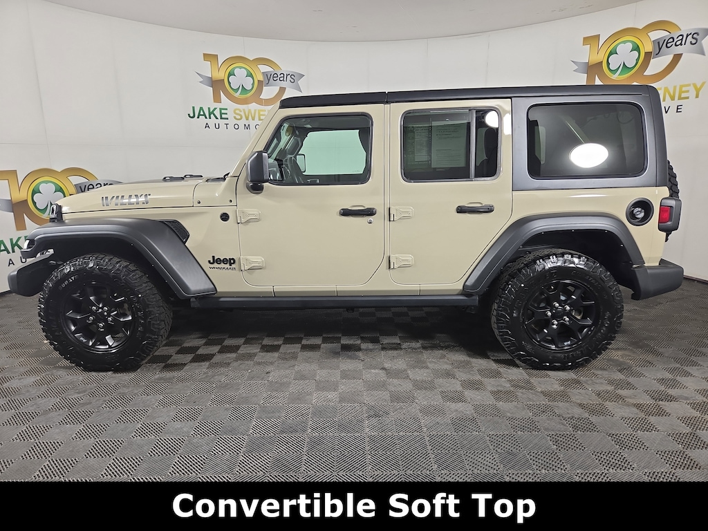 Used 2022 Jeep Wrangler Unlimited Willys 4x4 SUV