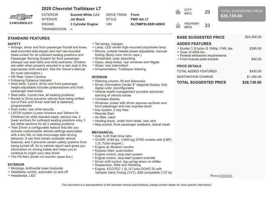 2025 Chevrolet Trailblazer LT - Photo 33
