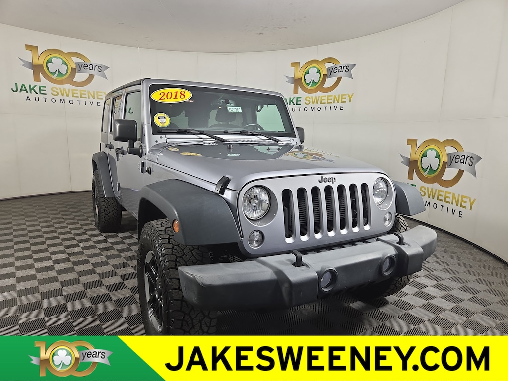 Used 2018 Jeep Wrangler JK Unlimited Sport S 4x4 SUV