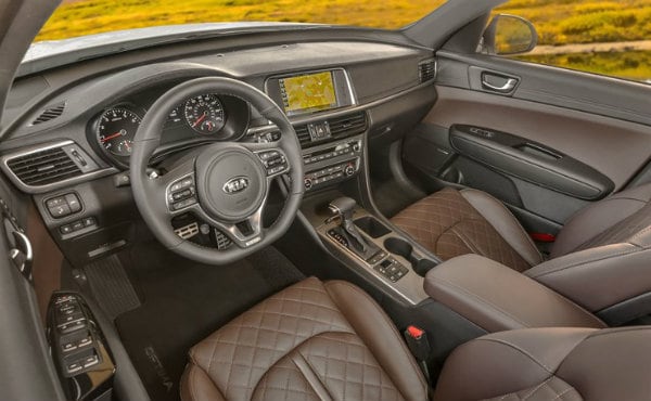 2017 KIA Optima interior
