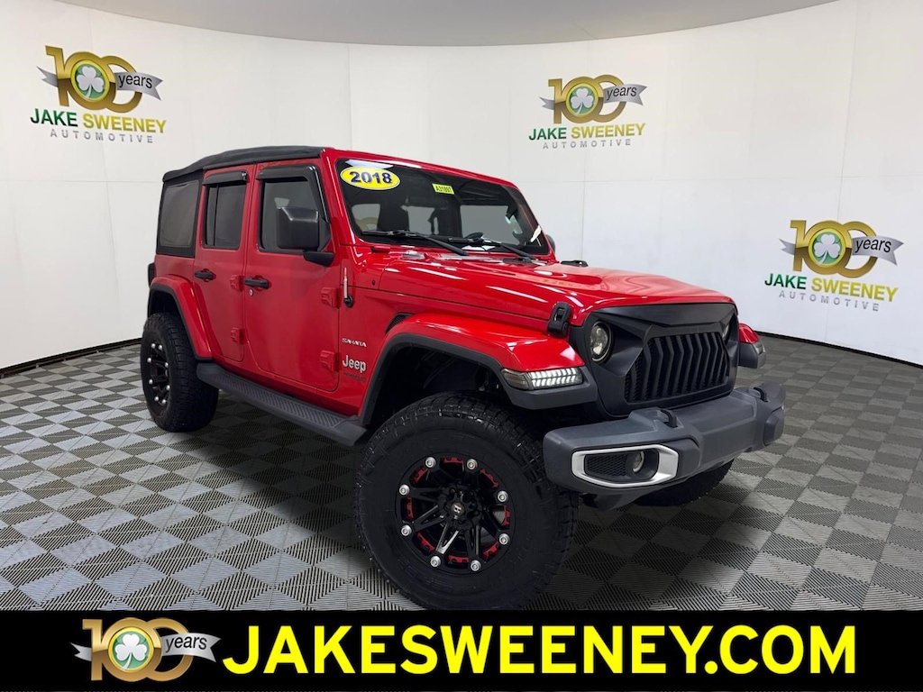 Used 2018 Jeep Wrangler Unlimited Sahara 4x4 SUV