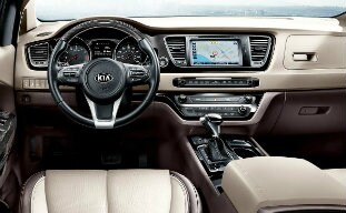 2017 KIA Sedona Front Dash